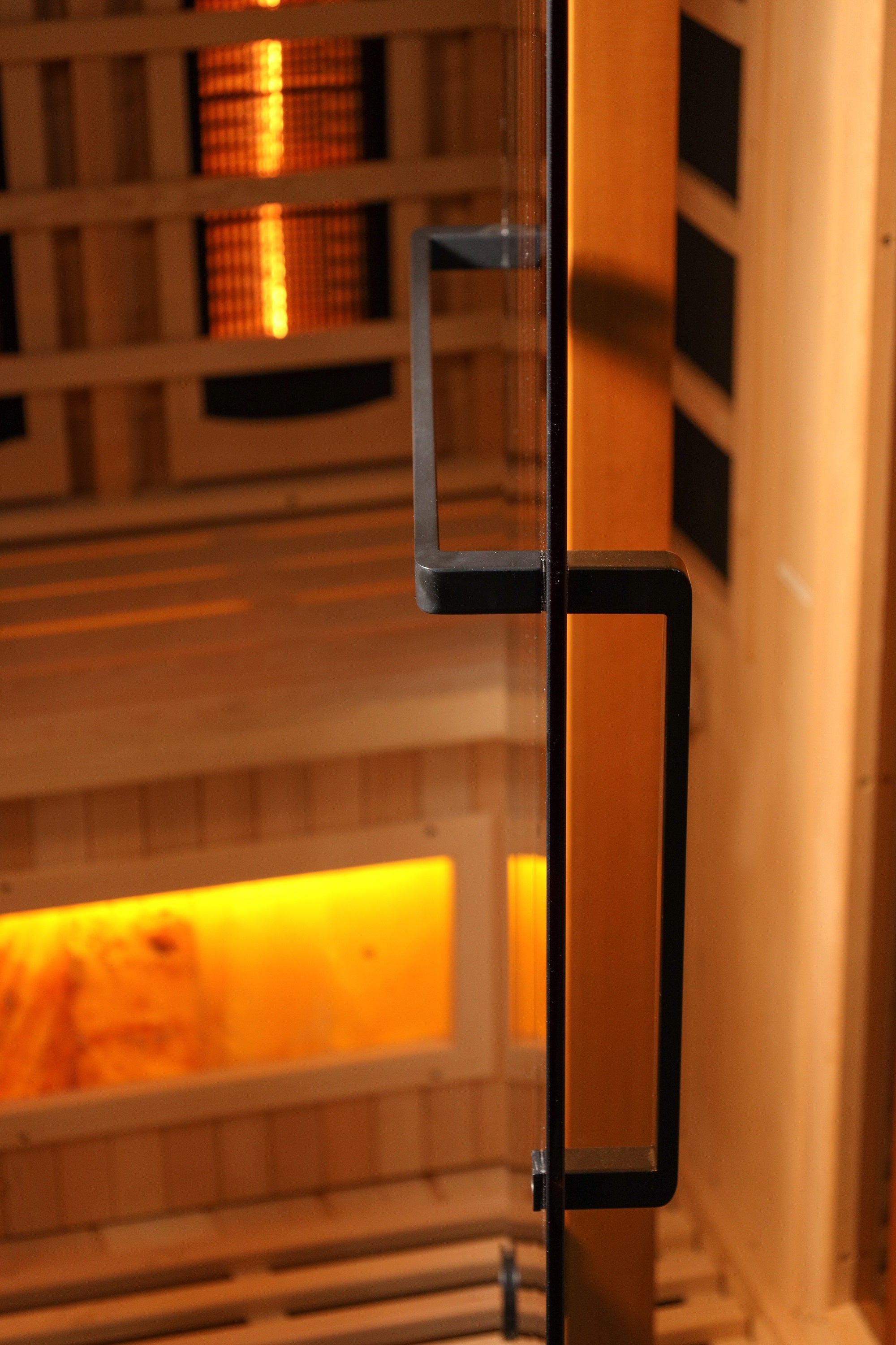 Golden Designs 3-Person Corner Full Spectrum PureTech™ Near Zero EMF (Under 3MG) FAR Infrared Sauna with Himalayan Salt Bar (Ca