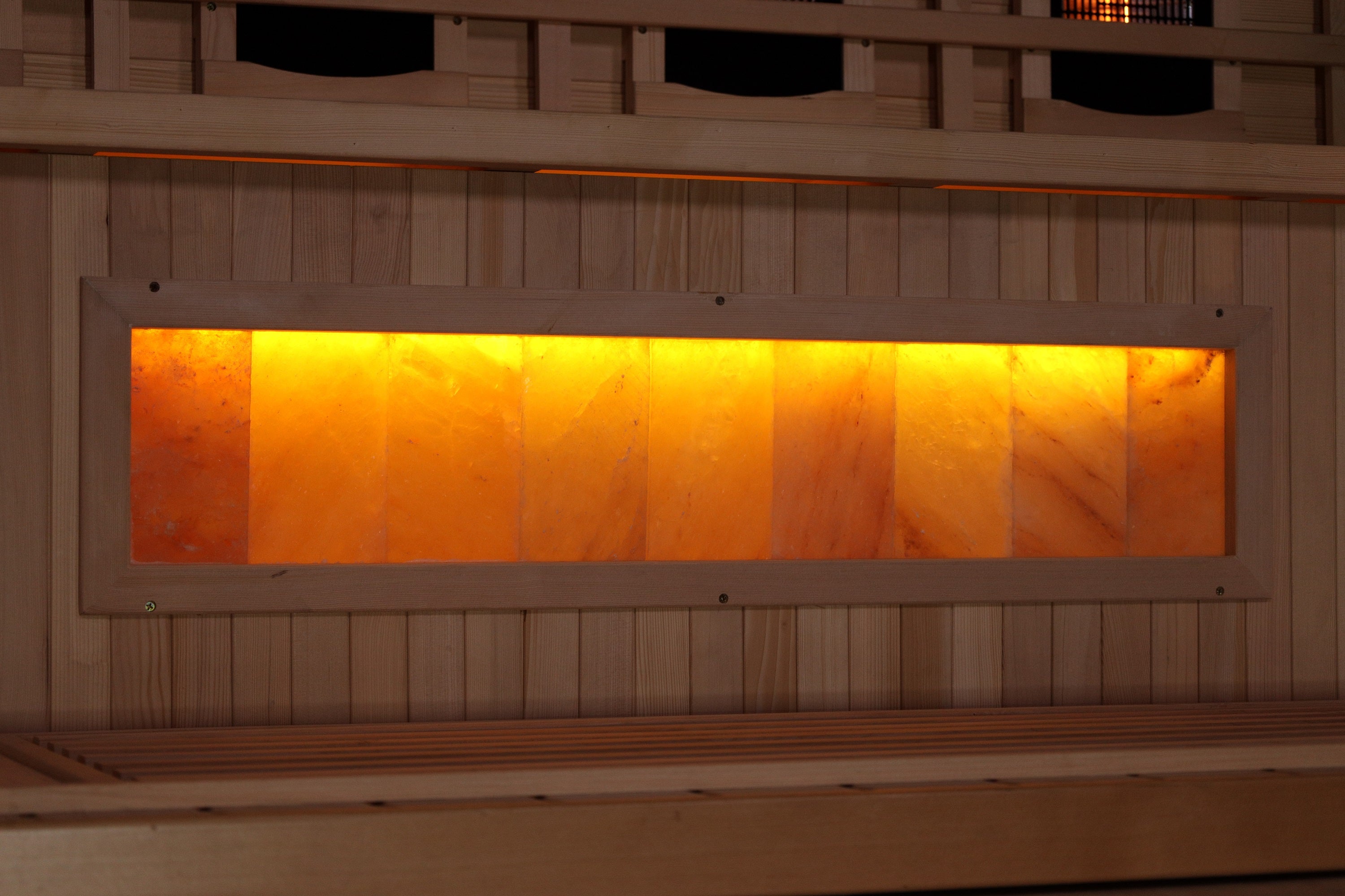Golden Designs 3-Person Full Spectrum PureTech™ Near Zero EMF (Under 3MG) FAR Infrared Sauna with Himalayan Salt Bar (Canadian