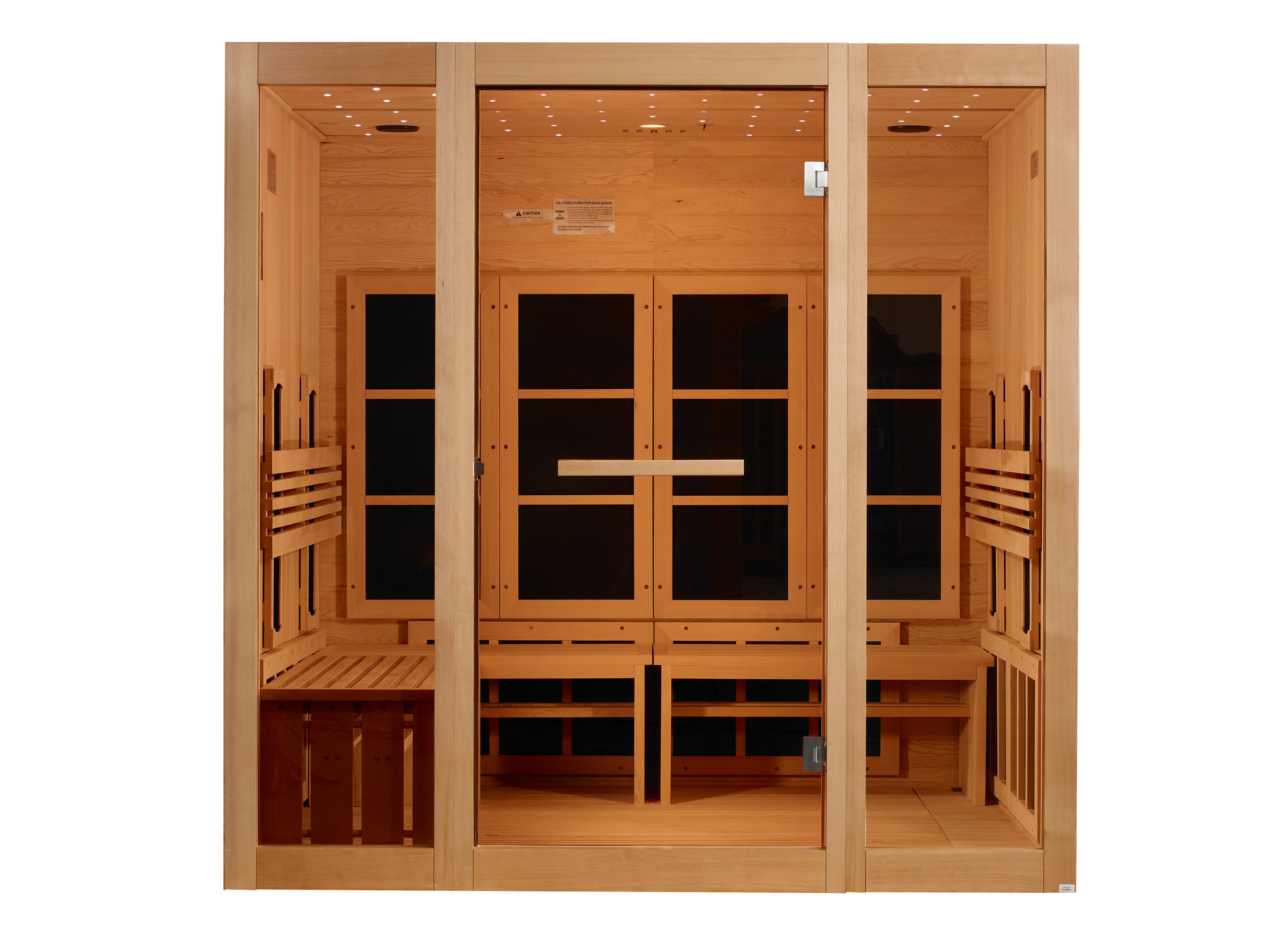 Golden Designs 8 Person Full Spectrum Near Zero EMF FAR IR Sauna