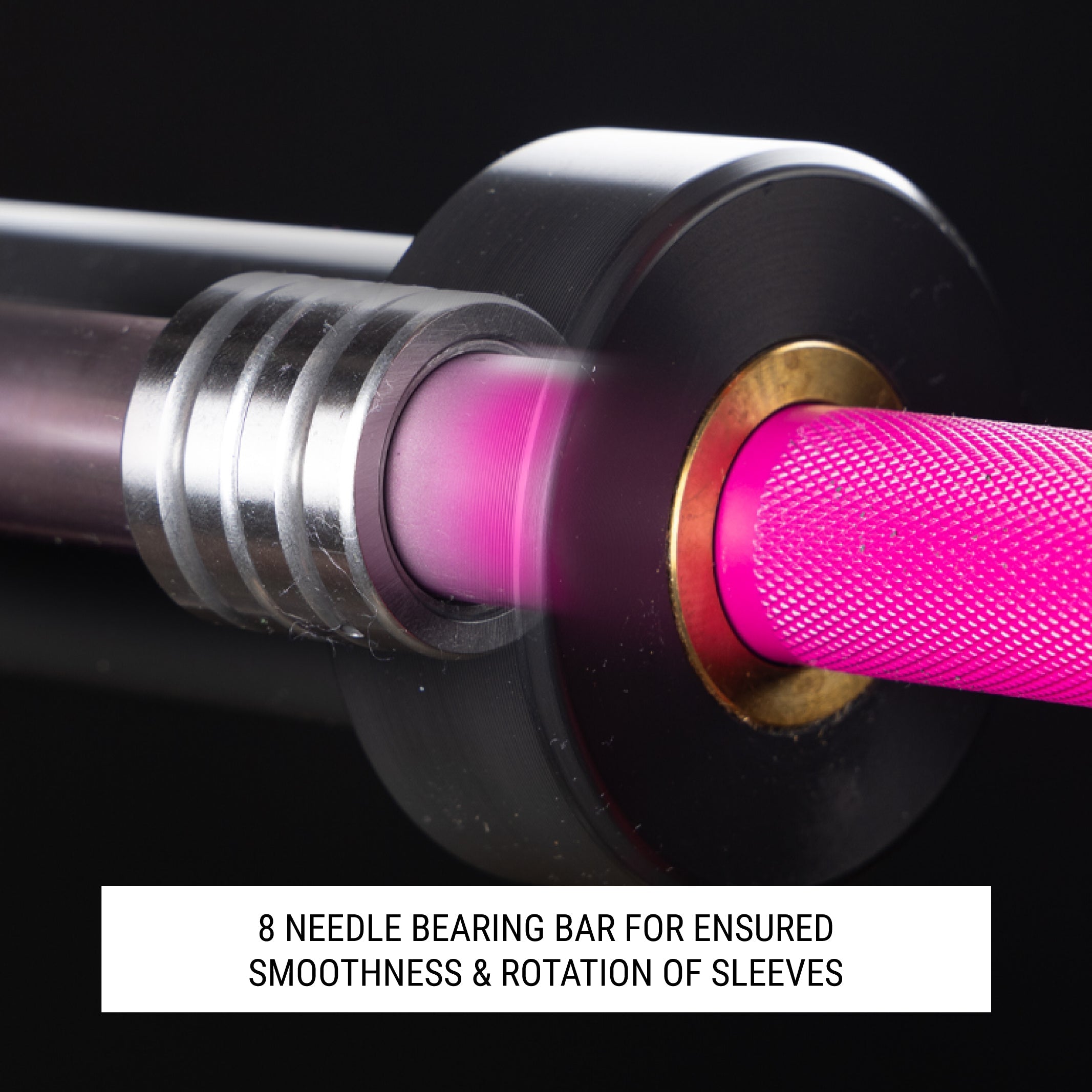 Steel Magnolia, IWF Women’s Training Bar 190,000 PSI, 15kg US Cerakote