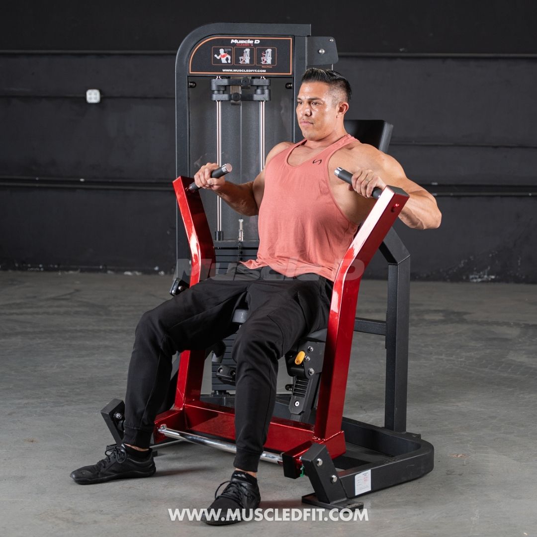 Classic V2 Selectorized Chest Press | Muscle D Fitness Commercial Machine
