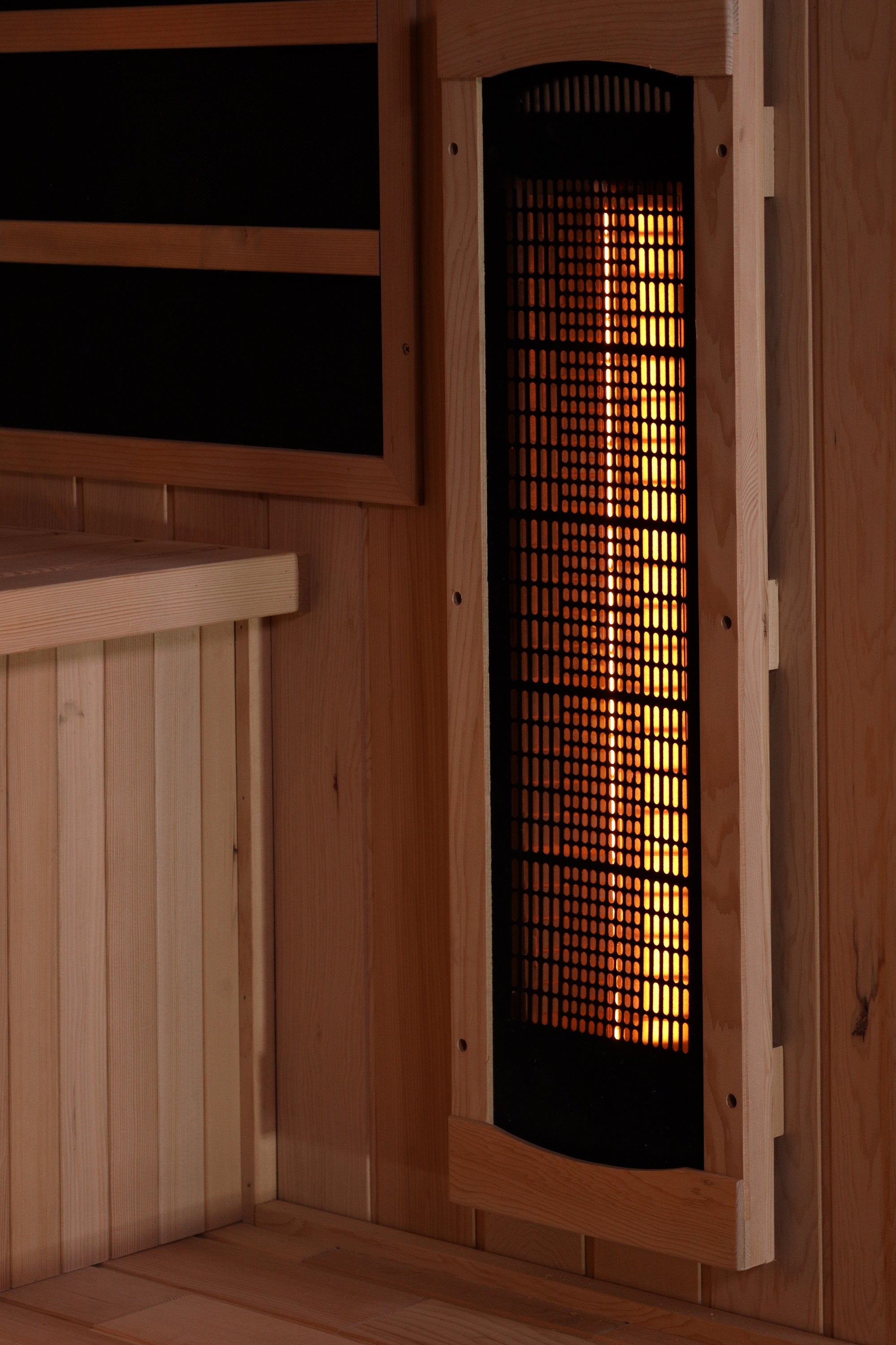 Golden Designs 3-Person Full Spectrum PureTech™ Near Zero EMF (Under 3MG) FAR Infrared Sauna with Himalayan Salt Bar (Canadian
