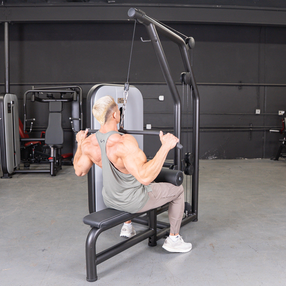 Vogue Lat Pulldown Low Row Combo | Commercial Grade | Muscle D
